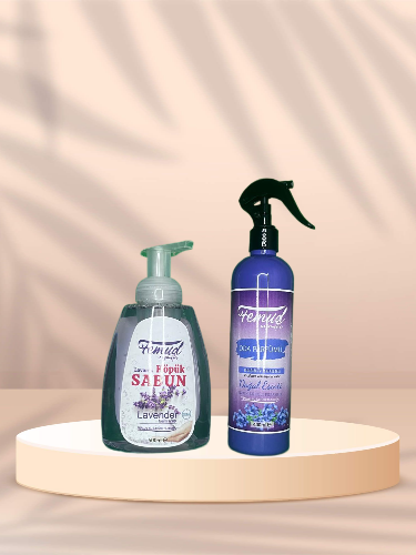 Lavanta Özlü Köpük Sabun + Doğal Esinti Oda Parfümü